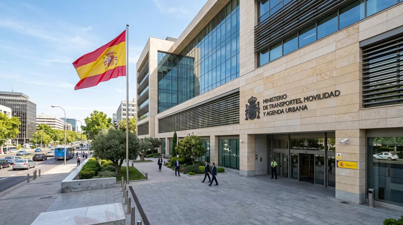Edificio institucional español representando la regulación de apuestas deportivas por la DGOJ